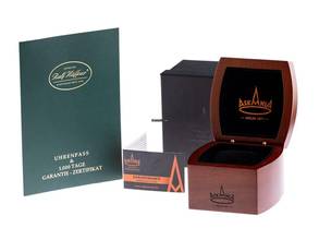 Thumbnail von Askania Avus Stahl Handaufzug Armband Leder 42mm Ref.AVU-3641 Box&Pap. Full Set Neu