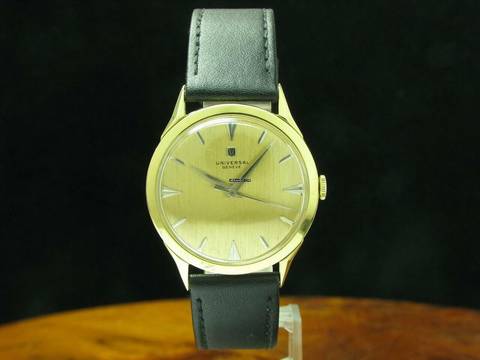  Universal Genève 18kt 750 Gold Handaufzug Herrenuhr / Gn 1751xxx / Kaliber 332 </h1> 