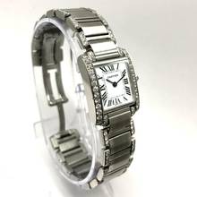 Thumbnail von Cartier Tank Française Quartz 20mm Steel 1.88TCW DIAMOND Watch </h1>