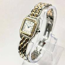 Thumbnail von Cartier Panthère Quartz 23mm 2 Row Gold 0.54TCW Diamond Watch </h1>