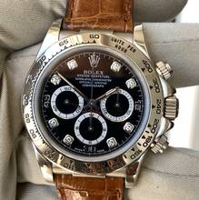 Thumbnail von Rolex Daytona 16519 Factory black diamonds dial white gold 18KT Full Set 1999