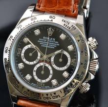 Thumbnail von Rolex Daytona 16519 Factory black diamonds dial white gold 18KT Full Set 1999