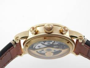 Thumbnail von Chronoswiss Chronometer Chronograph Automatik massiv 18 Karat Gelbgold mit Glasboden im Top Zustand </h1>