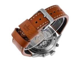 Thumbnail von Askania Bremen Stahl Automatik Armband Leder 43mm Ref.BRE-4401 Box&Pap. Full Set Neu