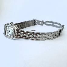 Thumbnail von Cartier Panthère Quartz 23mm Steel 0.55TCW Diamond Watch </h1>