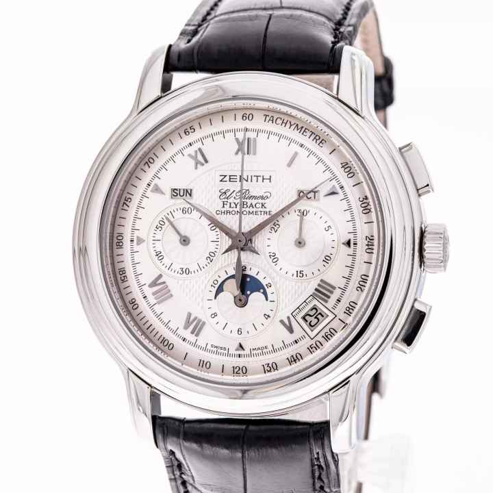  Zenith El Primero Chronomaster 42 Chronomaster GT Flyback 03.1240.4001 like NEW Full Set 2005 
