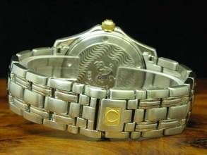 Thumbnail von Omega Seamaster 18kt 750 Gold / Edelstahl Herrenuhr Mit Datum / Ref 168.1501 </h1>