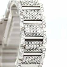Thumbnail von Cartier Tank Française Quartz 20mm Steel 6.11TCW Full DIAMOND Watch </h1>