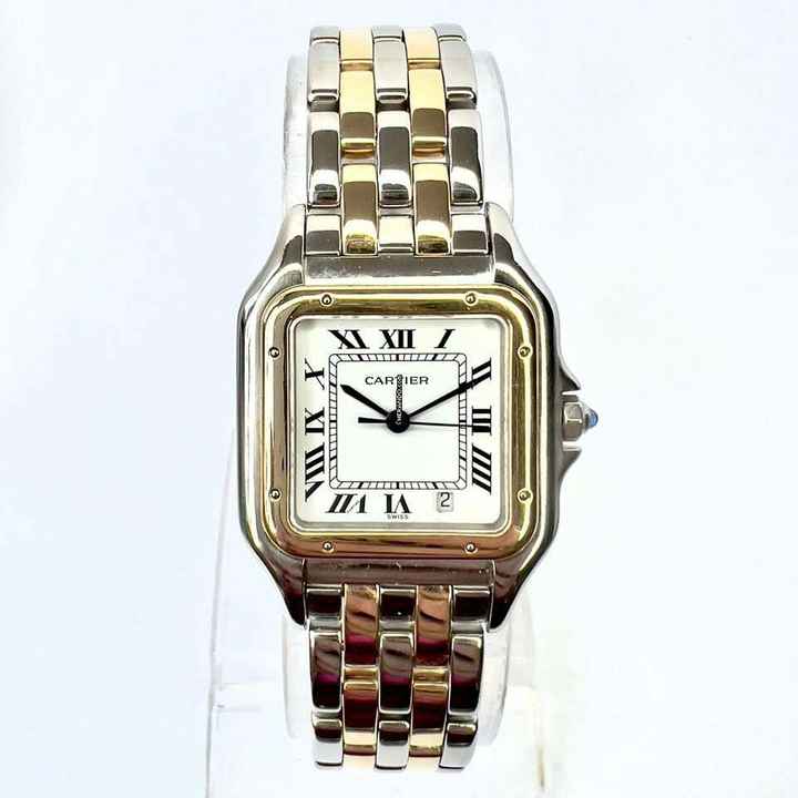  Cartier Panthère Quartz 27mm 2 Row Gold Watch </h1> 
