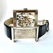Thumbnail von Jaeger-LeCoultre Reverso Night and Day 18K White Gold Watch </h1>