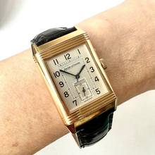 Thumbnail von Jaeger-LeCoultre Reverso Night-Day 18K Rose Gold Watch </h1>