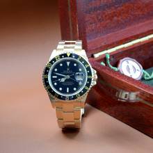 Thumbnail von Rolex GMT-Master II 16718 Black dial Full Set 1992’s </h1>