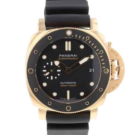  Panerai Luminor Submersible GoldTech 42MM Rose Gold NEW </h1> 