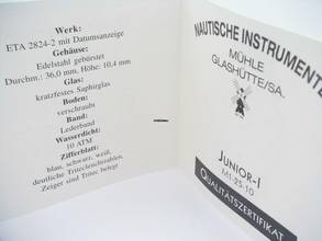 Thumbnail von Mühle Glashütte Nautische Instrumente Junior I Ref. M1-25-10 Inkl. Box </h1>