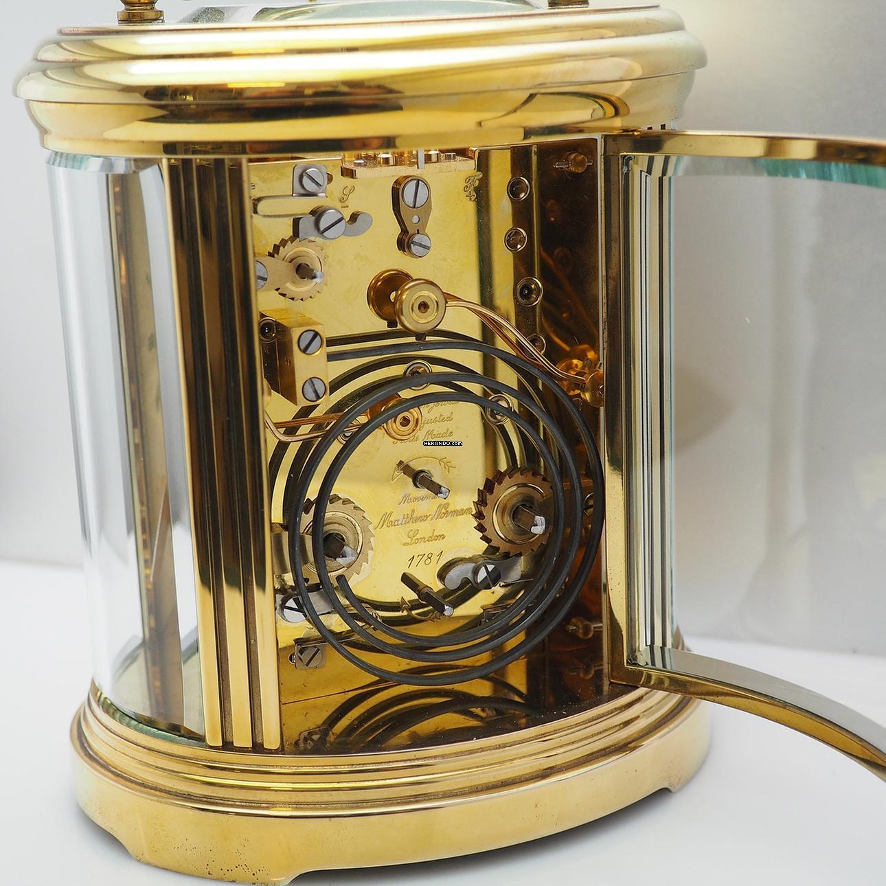 Thumbnail von Matthew Norman Carriage Clock Full Calendar Moonphase 8-Days