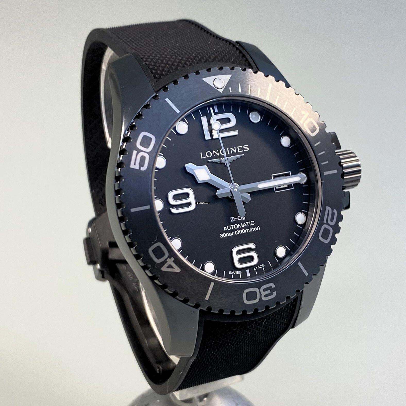 Longines HydroConquest L37844569 Keramik ZB Keramik Kautschukband neu/ungetragen Full Set