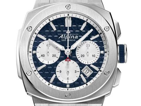  Alpina Alpiner Extreme Stahl Automatik Chronograph Armband Stahl 41mm Ref.AL-730NS4AE6B Box&Pap. Full Set Neu 