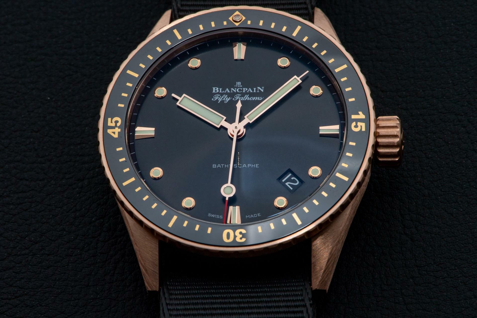 Blancpain Fifty Fathoms Bathyscaphe Sedna Gold