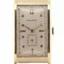 Thumbnail von Movado Gents rectangular Wristwatch Ultraplan </h1>