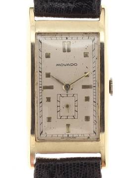  Movado Gents rectangular Wristwatch Ultraplan </h1> 