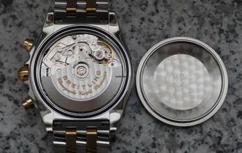 Thumbnail von Breitling Chrono Cockpit Stahl / 18k Gold MOP und Diamanten </h1>