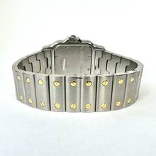 Thumbnail von Cartier Santos Galbée 29mm Quartz 2 Tone 0.85TCW DIAMOND Watch  NEW Model </h1>