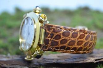 Thumbnail von Cartier Pasha Golf Automatic NOS NEW OLD STOCK UNGETRAGEN B&P Ref. 0955 1 </h1>