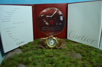 Thumbnail von Cartier Pasha Golf Automatic NOS NEW OLD STOCK UNGETRAGEN B&P Ref. 0955 1 </h1>