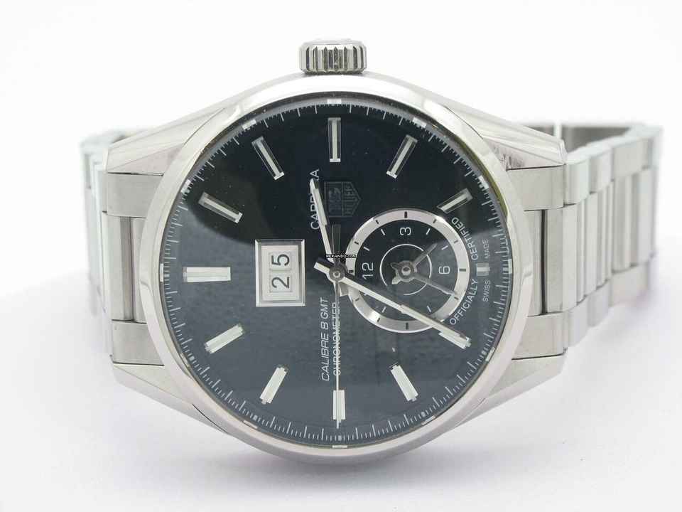  TAG Heuer Calibre 8 Gmt Chronometer / Full Set / Ø 40mm / Ref War5010 </h1> 