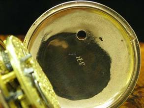 Thumbnail von William Smith Gold Mantel Open Face Spindeltaschenuhr Mit Schnecke & Kette </h1>