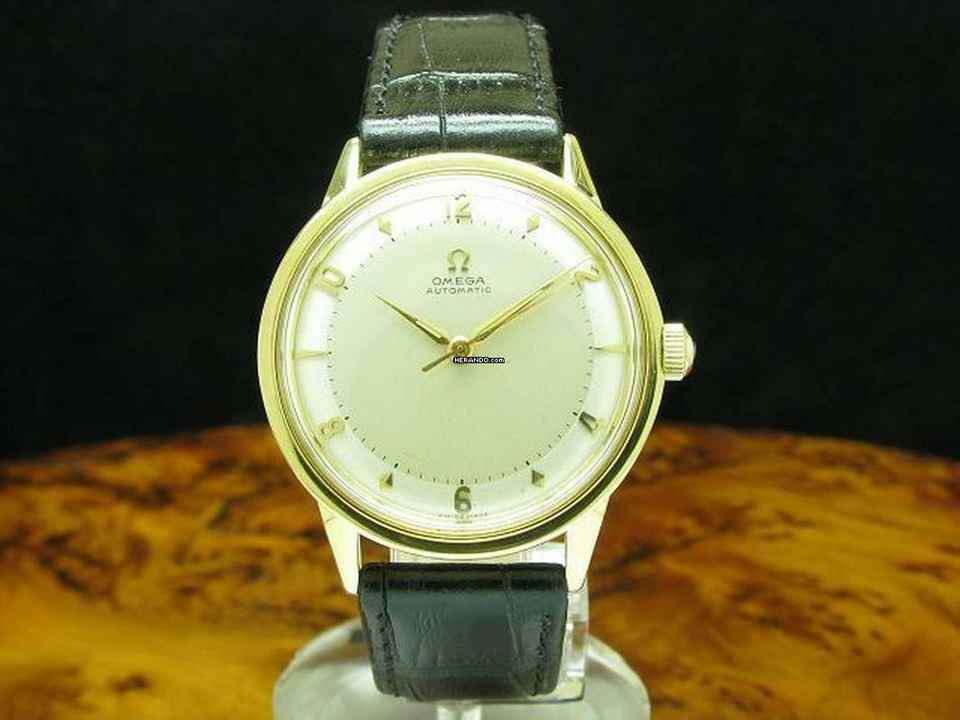  Omega 18kt 750 Gold Hammerautomatic Herrenuhr / Ref 2737sc / Kaliber 354 </h1> 