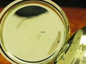 Thumbnail von J.ullmann & Co. 18kt Gold Savonette Sprungdeckel Taschenuhr / London & Hong-kong </h1>