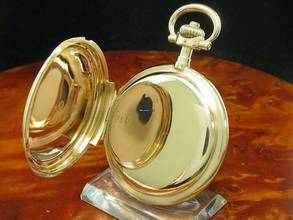 Thumbnail von IWC Schaffhausen 14kt 585 Gold Savonette Taschenuhr Von Ca. 1897 / Kaliber 53 </h1>