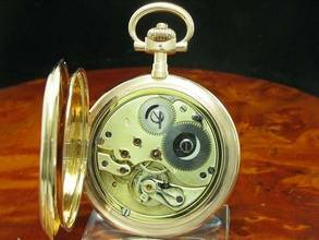 Thumbnail von IWC Schaffhausen 14kt 585 Gold Savonette Taschenuhr Von Ca. 1897 / Kaliber 53 </h1>