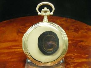 Thumbnail von IWC Schaffhausen 14kt 585 Gold Savonette Taschenuhr Von Ca. 1897 / Kaliber 53 </h1>