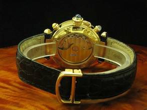 Thumbnail von Cartier Pasha 18kt 750 Gold 3-time Zones Automatic Herrenuhr / Ref M204579/0925 </h1>