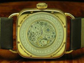 Thumbnail von Alexander Shorokhoff Pushkin Unique 18kt 750 Gold Handaufzug Damenuhr </h1>