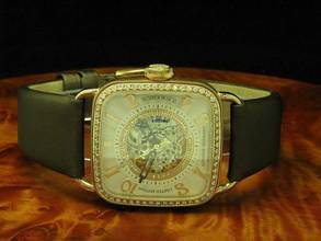 Thumbnail von Alexander Shorokhoff Pushkin Unique 18kt 750 Gold Handaufzug Damenuhr </h1>