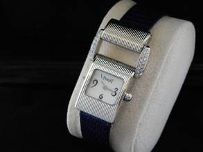 Thumbnail von Piaget Protocole Miss Protocole 18 Kt Weißgold Damenuhr mit original Brillantbesatz wie Neu </h1>