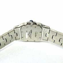 Thumbnail von Cartier Santos Galbée 24mm Quartz Steel 0.69TCW Watch NEW Model </h1>