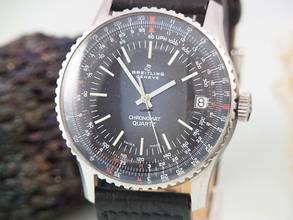 Thumbnail von Breitling Chronomat 41 9808 Chronomat Quartz 32768 Hz Cal. 352 Vintage Herrenuhr Ø 41mm </h1>