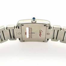 Thumbnail von Cartier Tank Française Quartz 20mm Steel 0.80TCW DIAMOND Watch </h1>