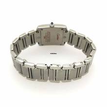Thumbnail von Cartier Tank Française Quartz 20mm Steel 0.80TCW DIAMOND Watch </h1>