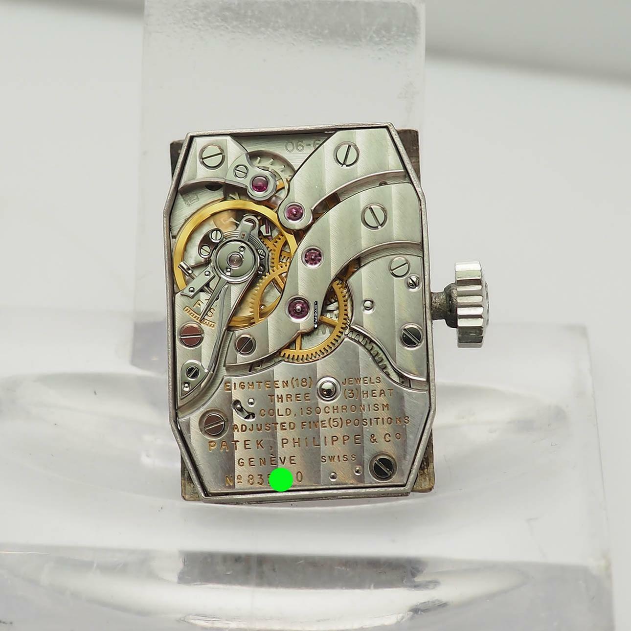 Thumbnail von Patek Philippe Rectangular 425 Platinum Diamonds </h1>