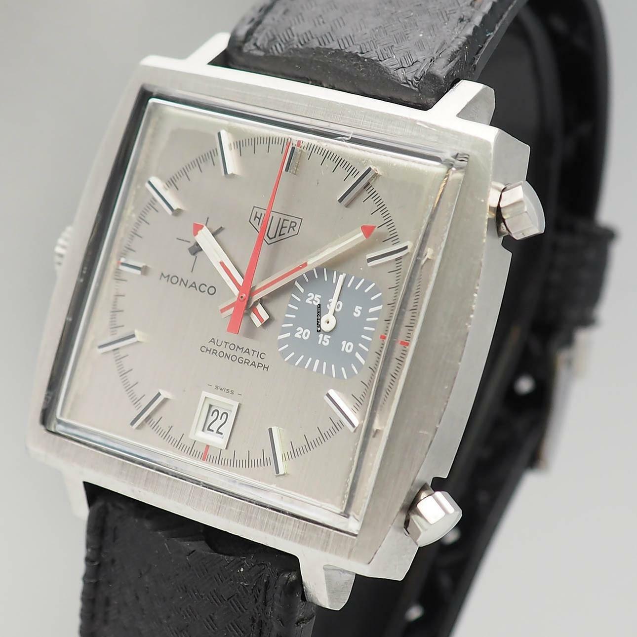 Heuer Monaco Steve McQueen vintage Chronograph Ref.1533 Cal.15 </h1>