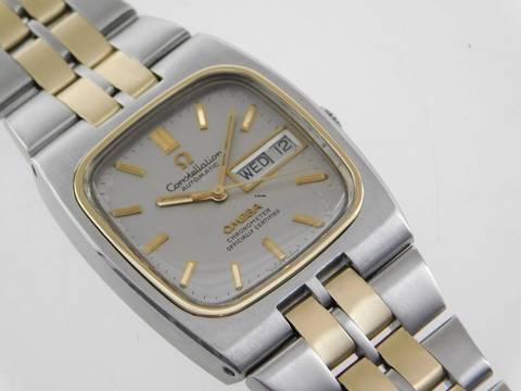  Omega Constellation Day-Date Stahl / Gelbgold Constellation Day Date Chronometer Herrenuhr Automatik Kaliber 1021 </h1> 