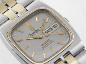 Thumbnail von Omega Constellation Day-Date Stahl / Gelbgold Constellation Day Date Chronometer Herrenuhr Automatik Kaliber 1021 </h1>
