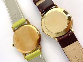 Thumbnail von IWC Serviced Handwinding Vintage Rosegold Pink Gold 35mm vintage