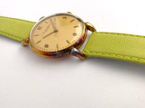 Thumbnail von IWC Serviced Handwinding Vintage Rosegold Pink Gold 35mm vintage