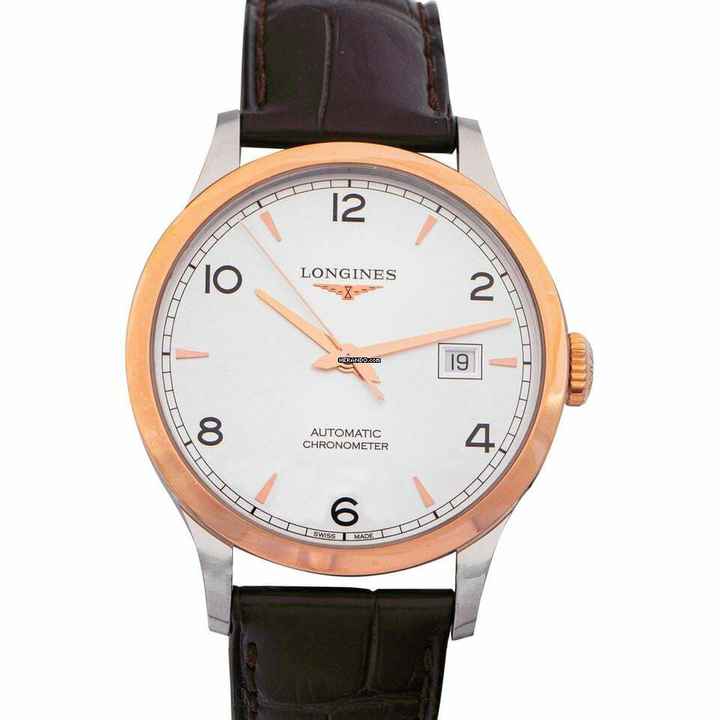  Longines Record L28215762 - Record Automatic Silver Dial Stainless Steel Men's Watch </h1> 